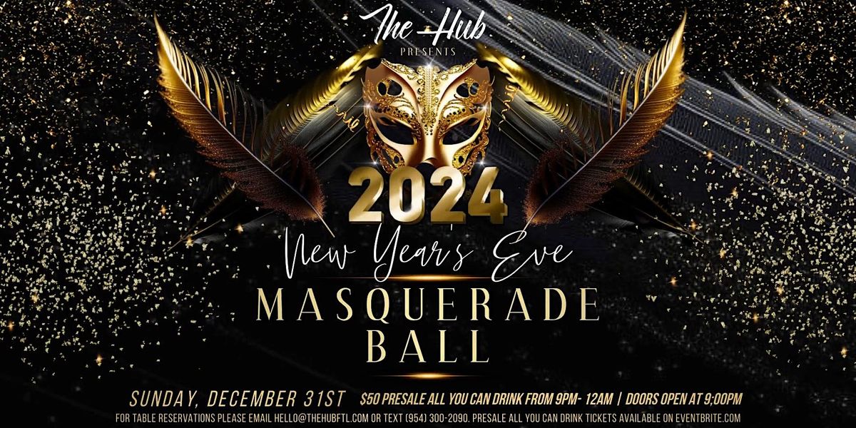 The Hubs 2024 New Years Eve Masquerade Ball The Hub Spark, Fort
