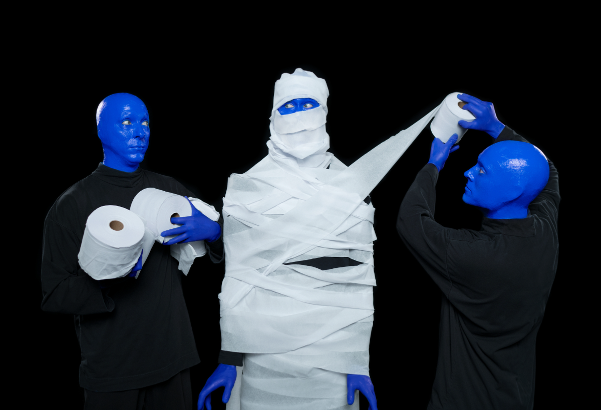 Blue Man Group Halloween Performance