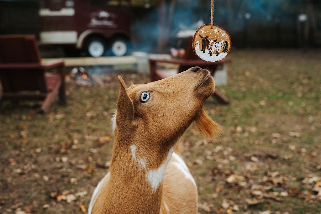 Painting Farm Ornaments with Goats