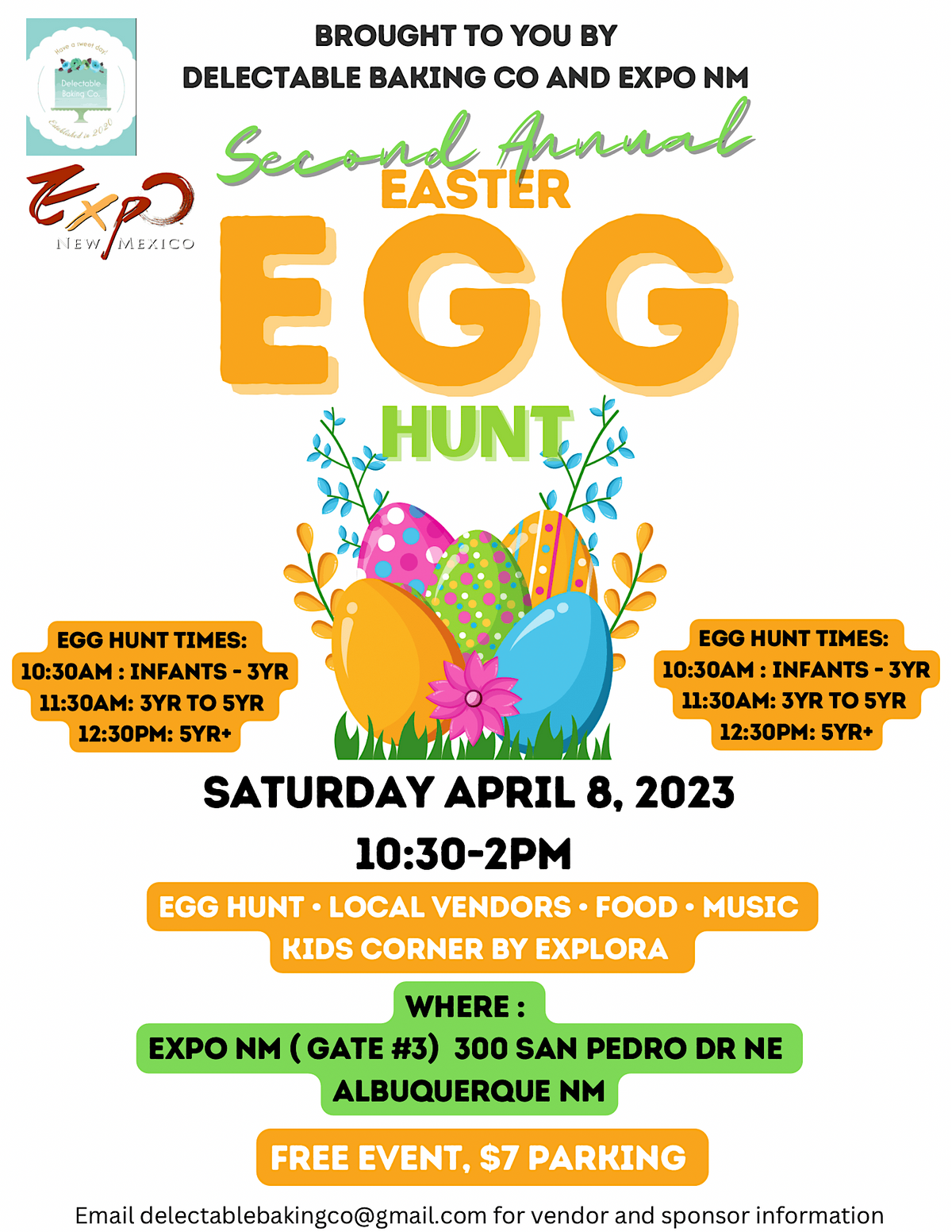 Easter Egg Hunt Expo New Mexico, Albuquerque, NM April 8, 2023