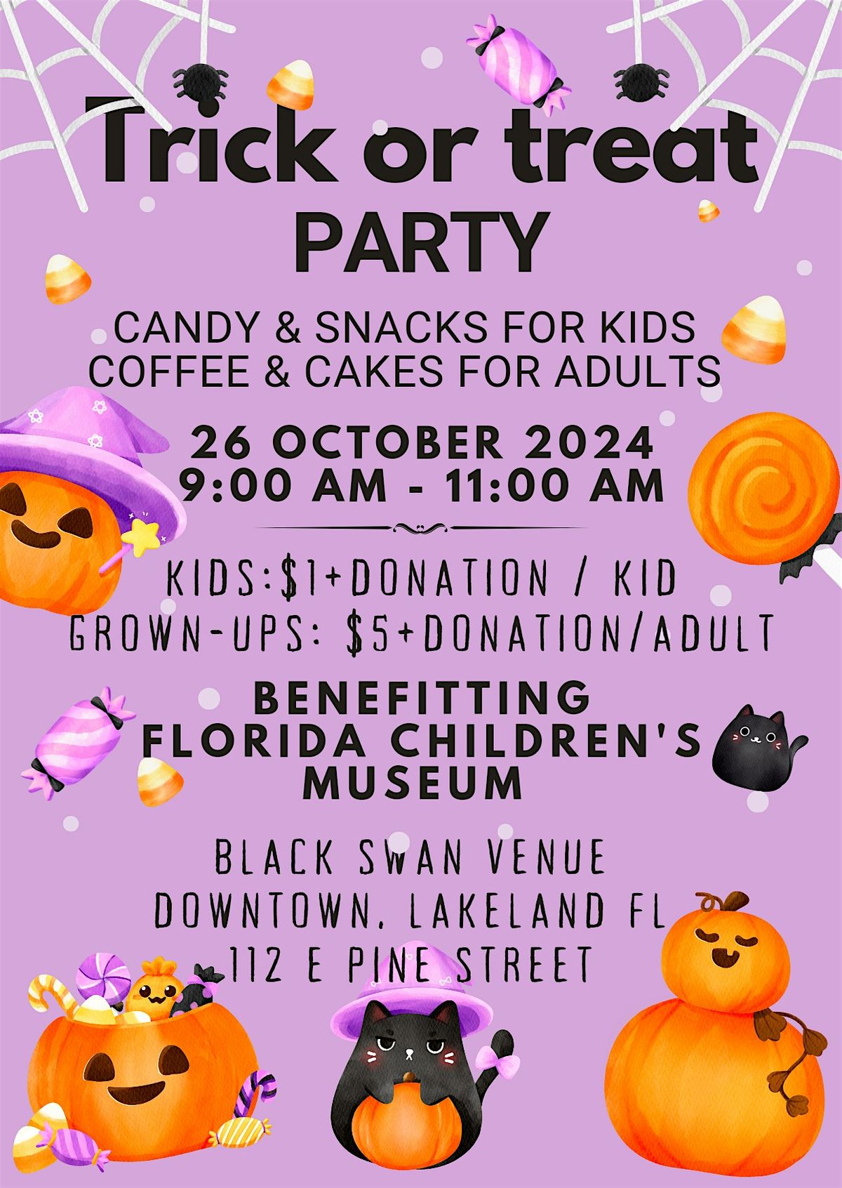 Kids Trick or Treat Party