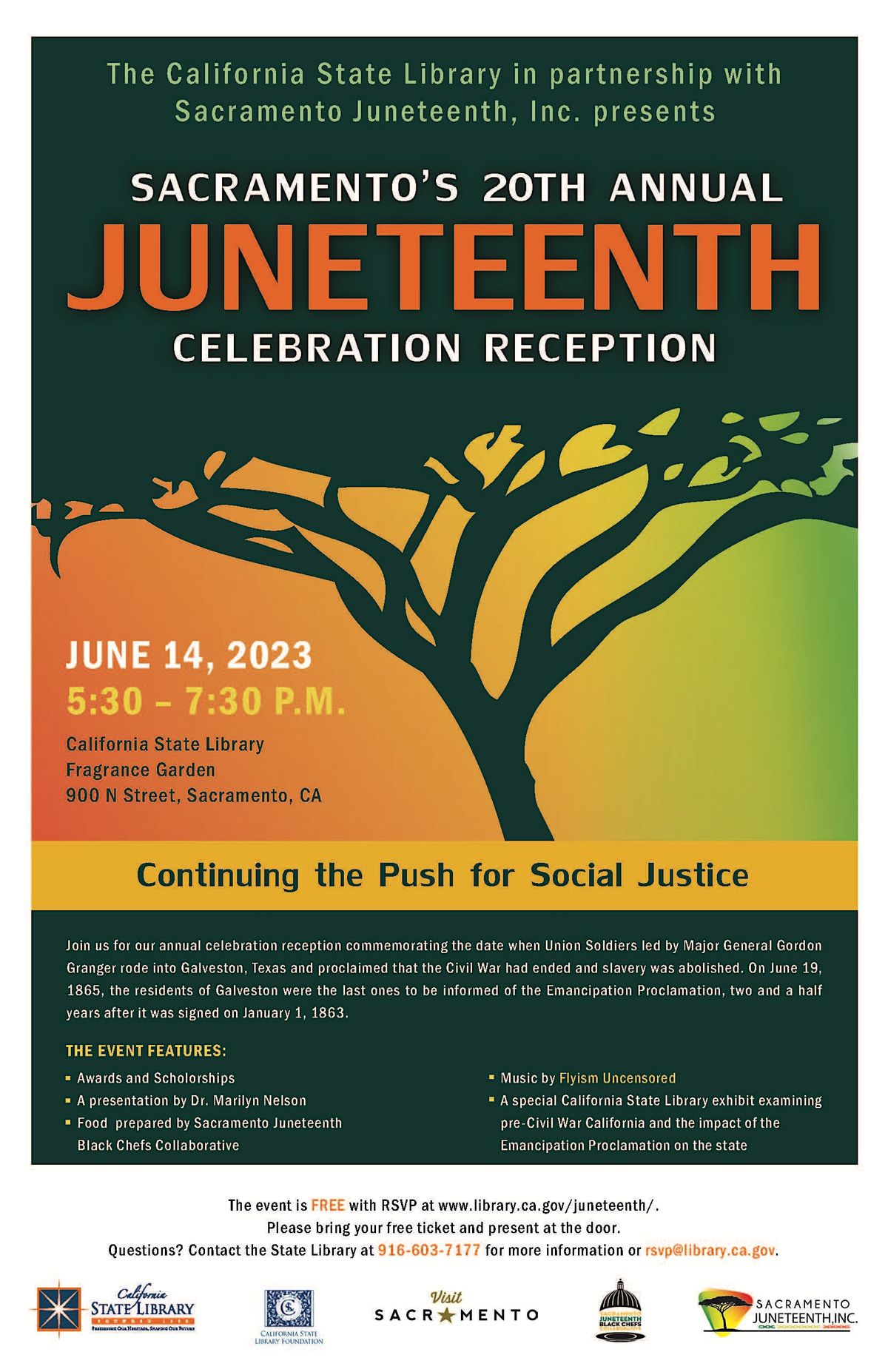 Sacramento Celebration Reception California State Library