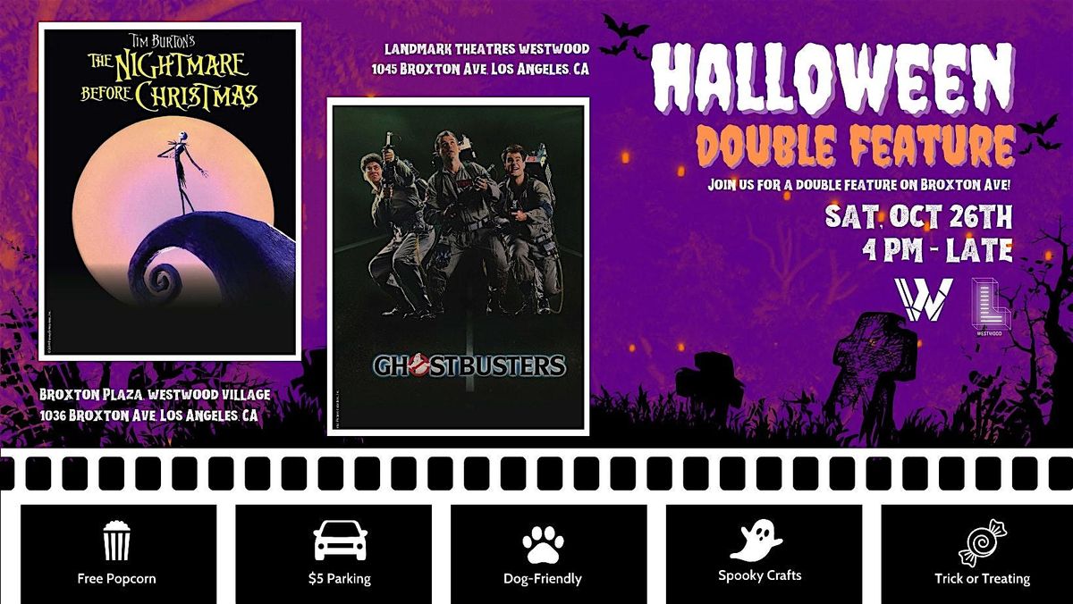 Cinema Under the Stars Outdoor Movie Screening: Halloween Double Feature