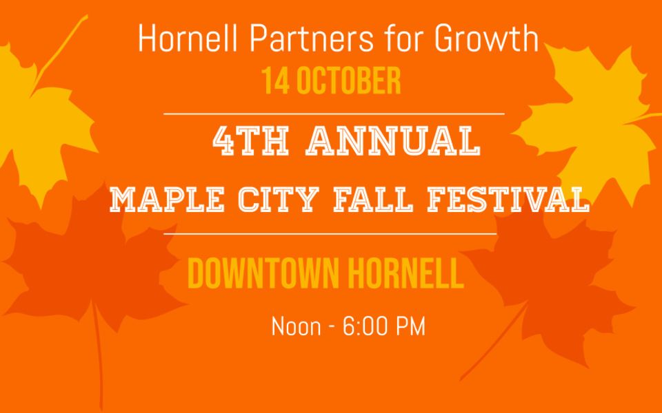 4th Annual Maple City Fall Festival Downtown Hornell October 14, 2023