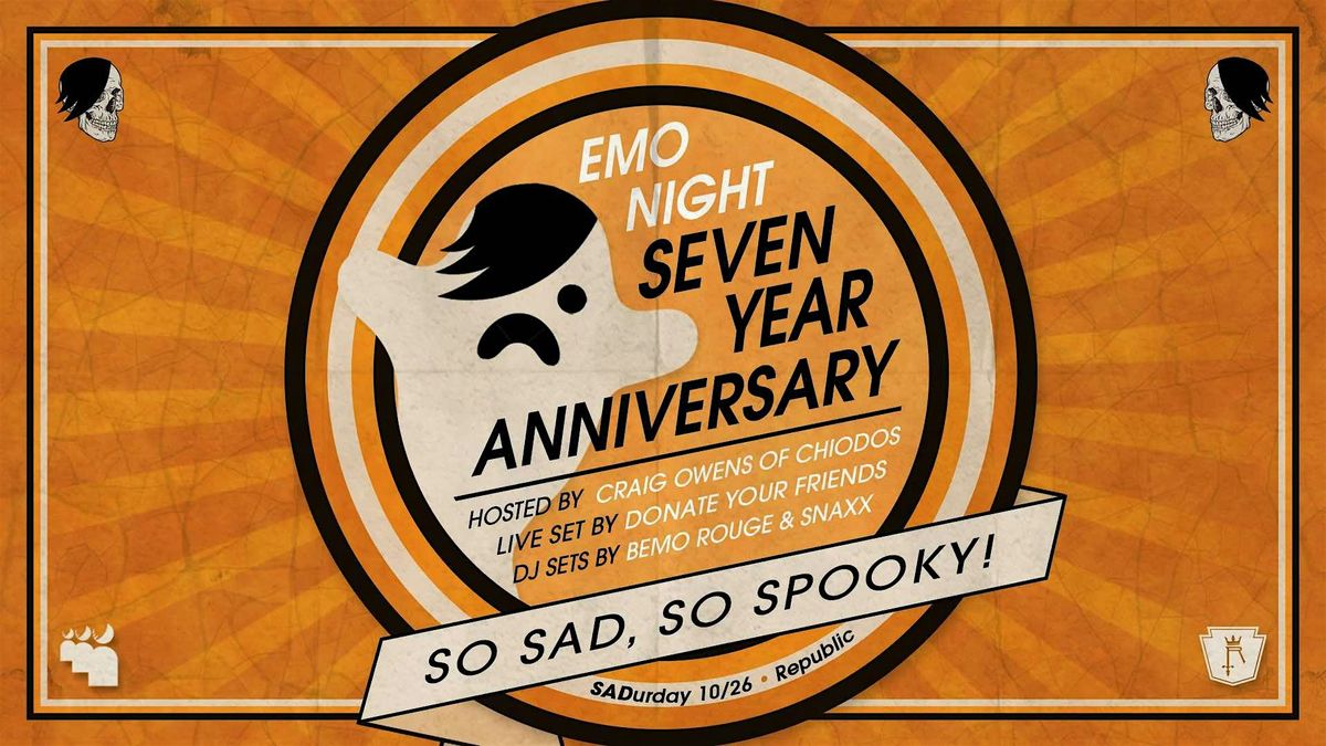 Emo Night's 7 YEAR ANNIVERSARY ft. Craig Owens of CHIODOS