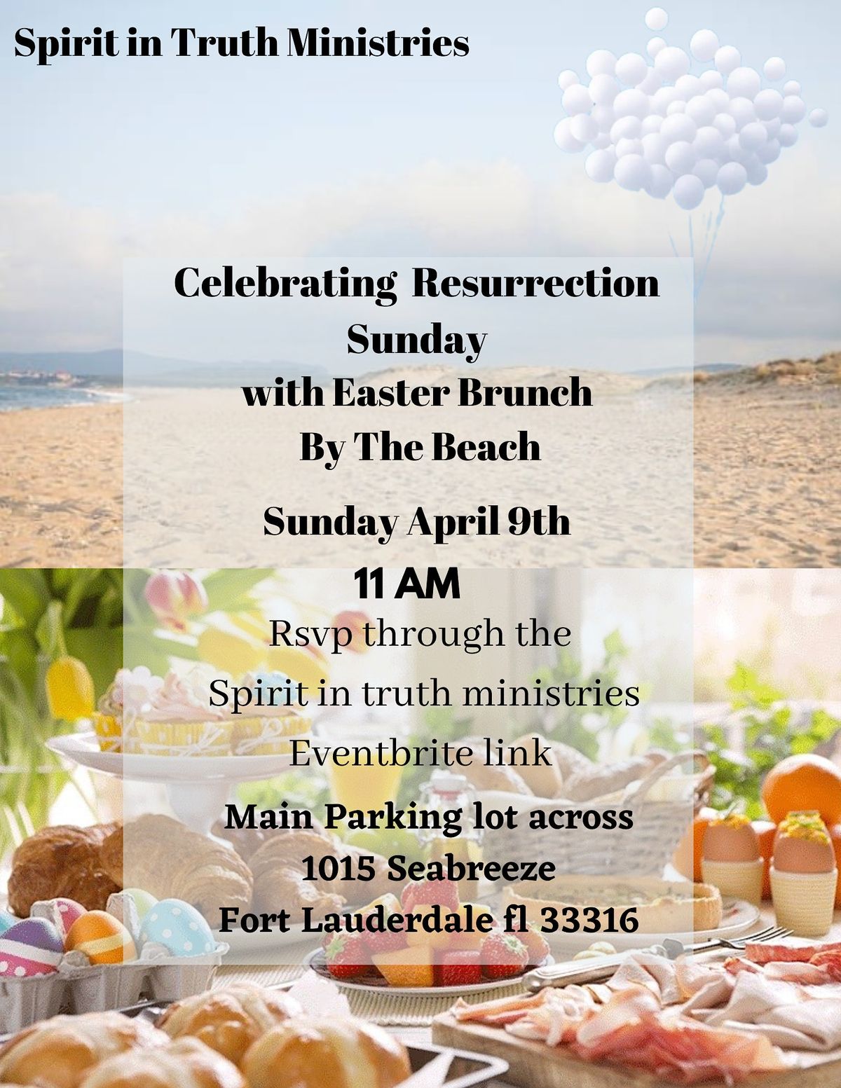 Celebrating Resurrection with Easter Brunch By The Beach 1015