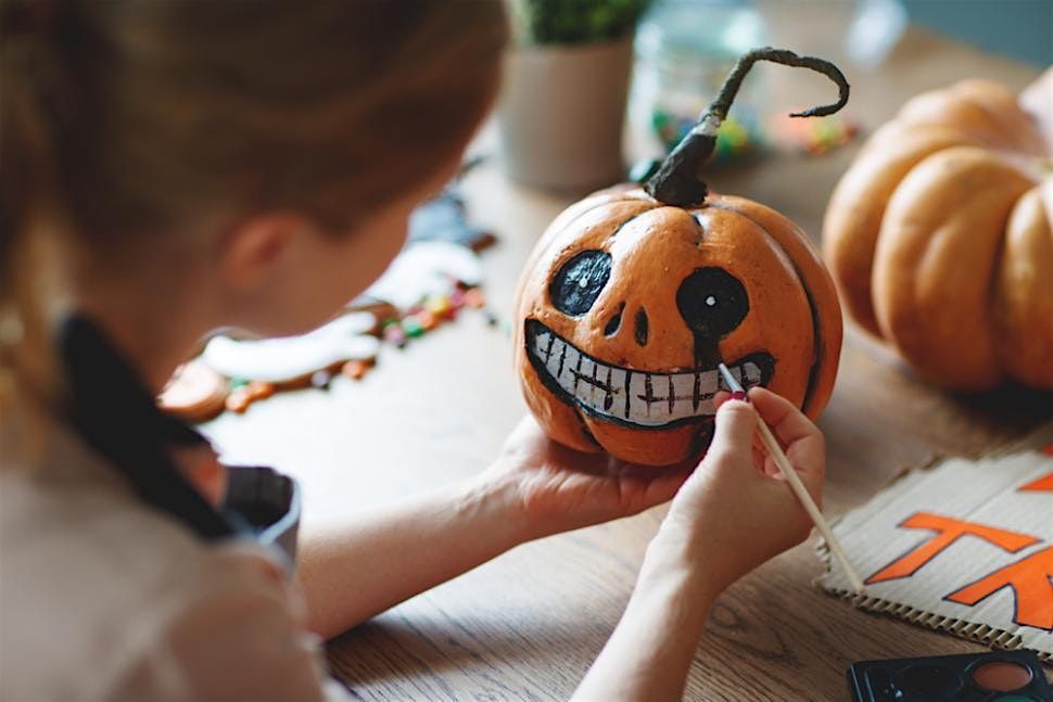 Kids' Halloween Paint Your Own Pumpkin Workshop!