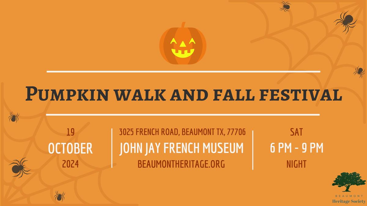 Museum Madness: Pumpkin Walk and Fall Festival