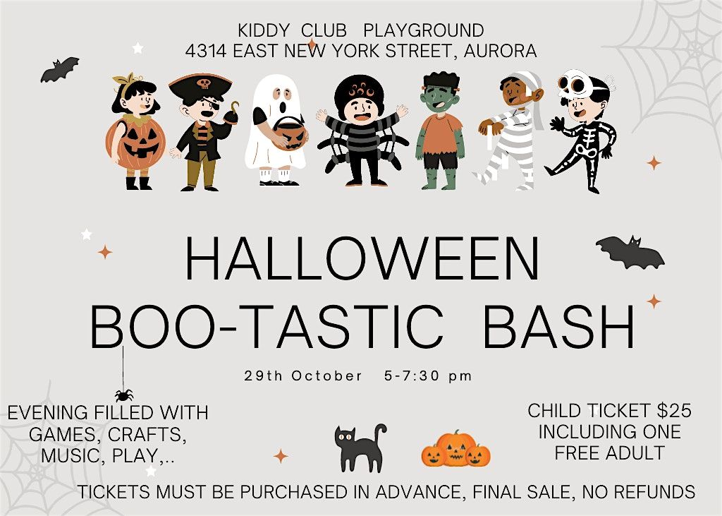 Halloween kids BOO-TASTIC bash