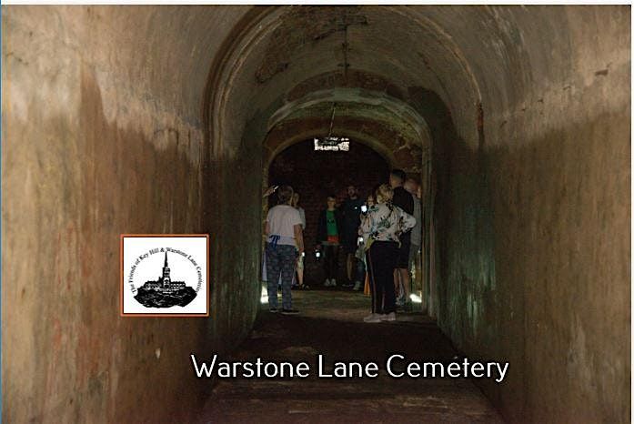 Halloween underground tunnel tour Warstone Lane cemetery catacombs