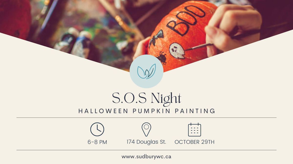 S.O.S. Night: Halloween Pumpkin Painting