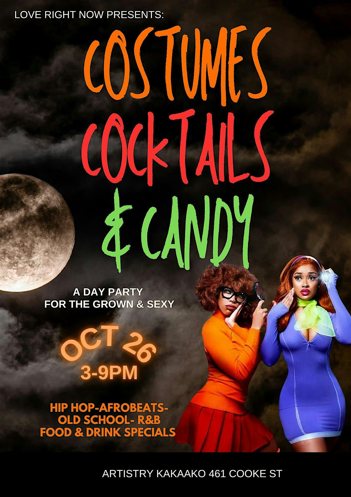 Costumes, Cocktails, & Candy