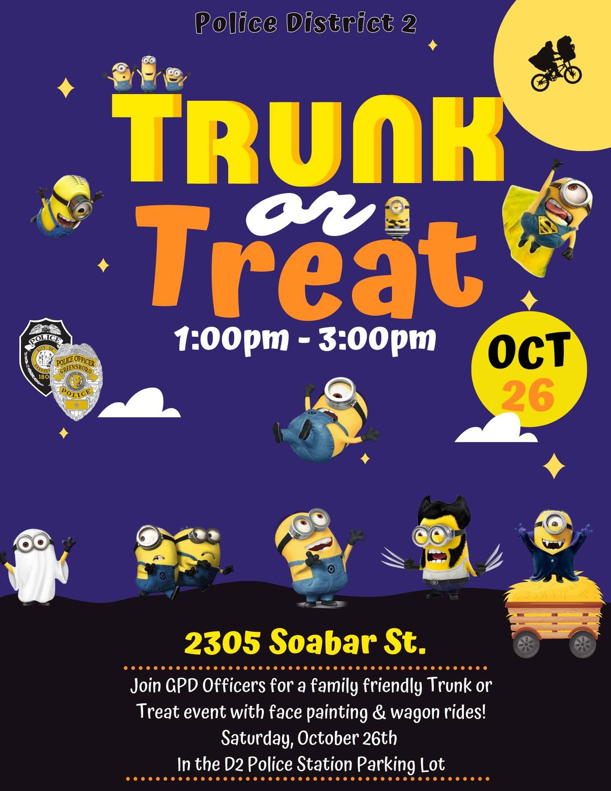 TrunkorTreat Afternoon Event 2305 Soabar St, Greensboro, NC 27406