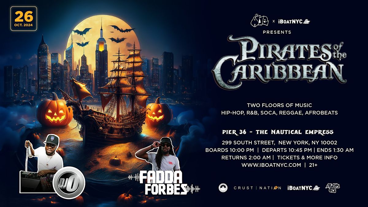 PIRATES OF THE CARIBBEAN | Halloween Soca Reggae Yacht