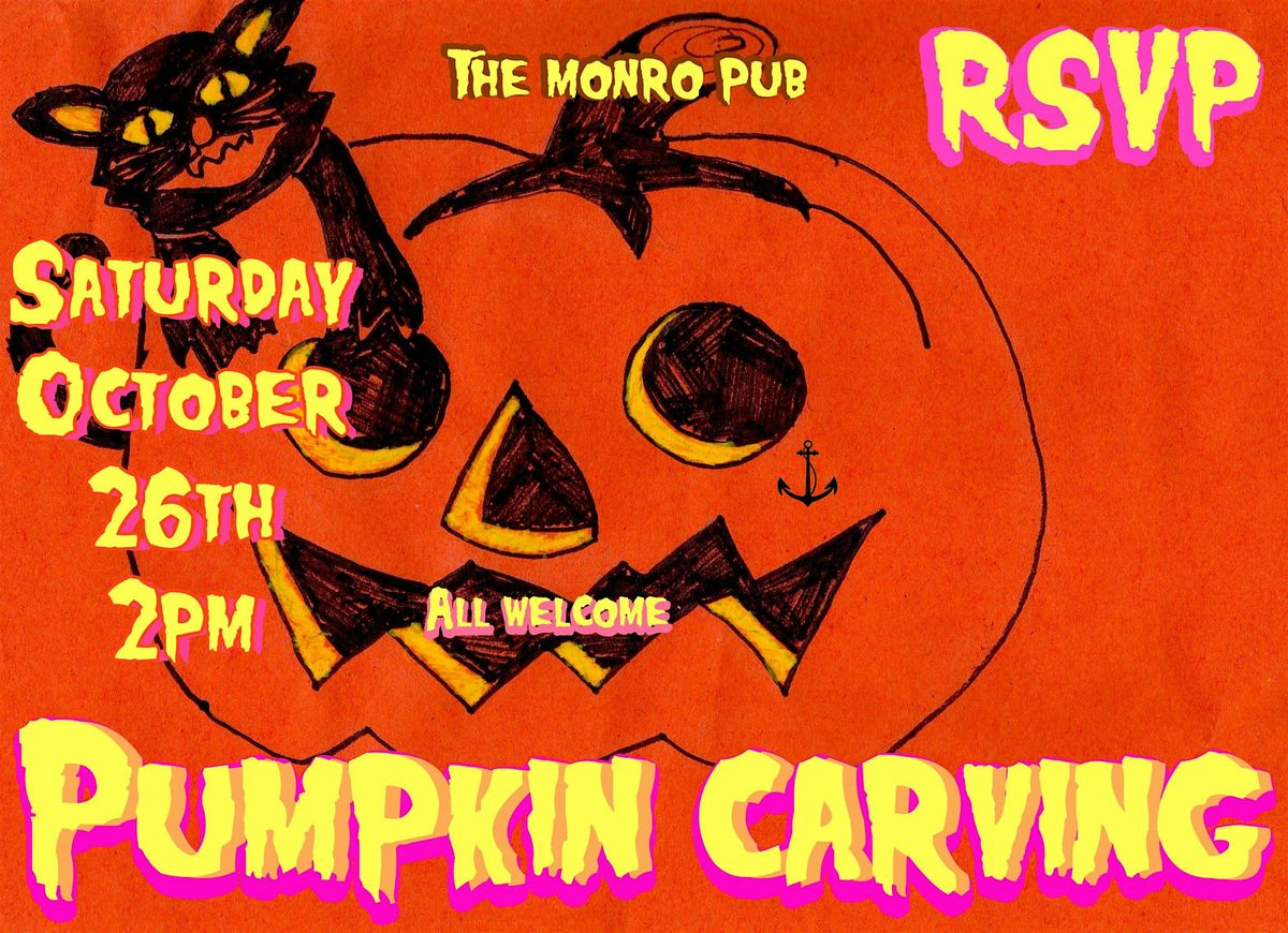 Pumpkin Carving at The Monro Pub