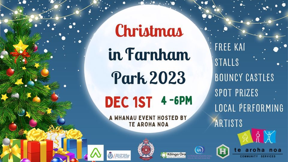 Christmas in Farnham Park 2023! Farnham Park, Palmerston North, MW