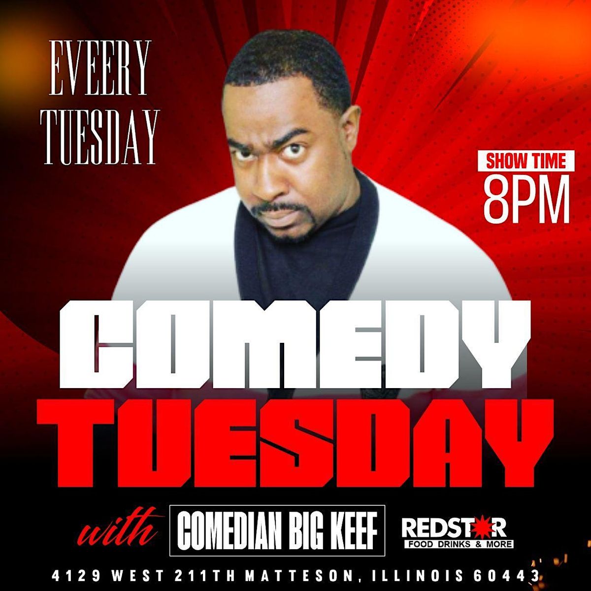 Comedy Tuesdays | Red Star Matteson | June 13, 2023