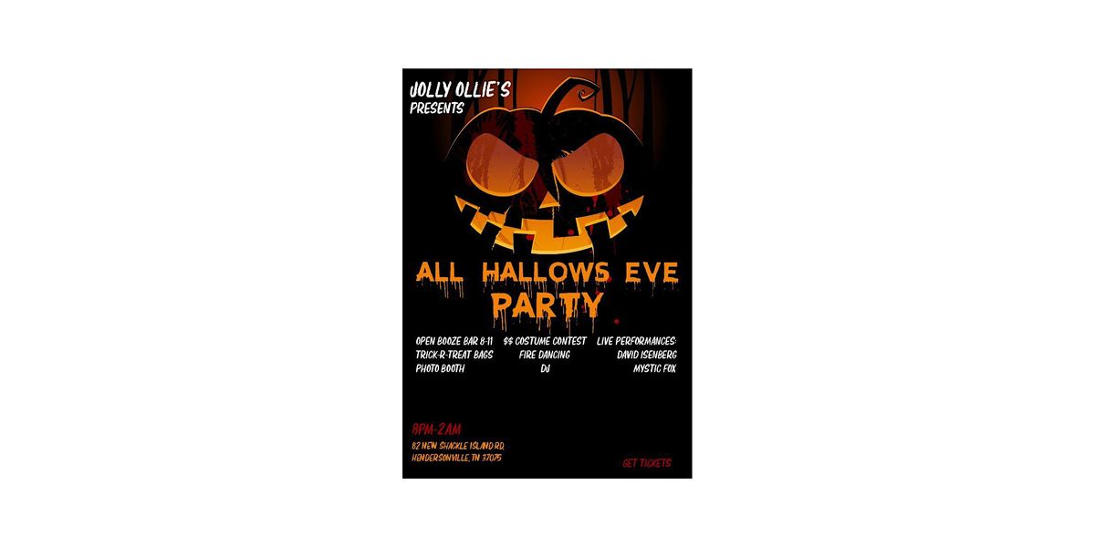 ALL HALLOWS EVE PARTY