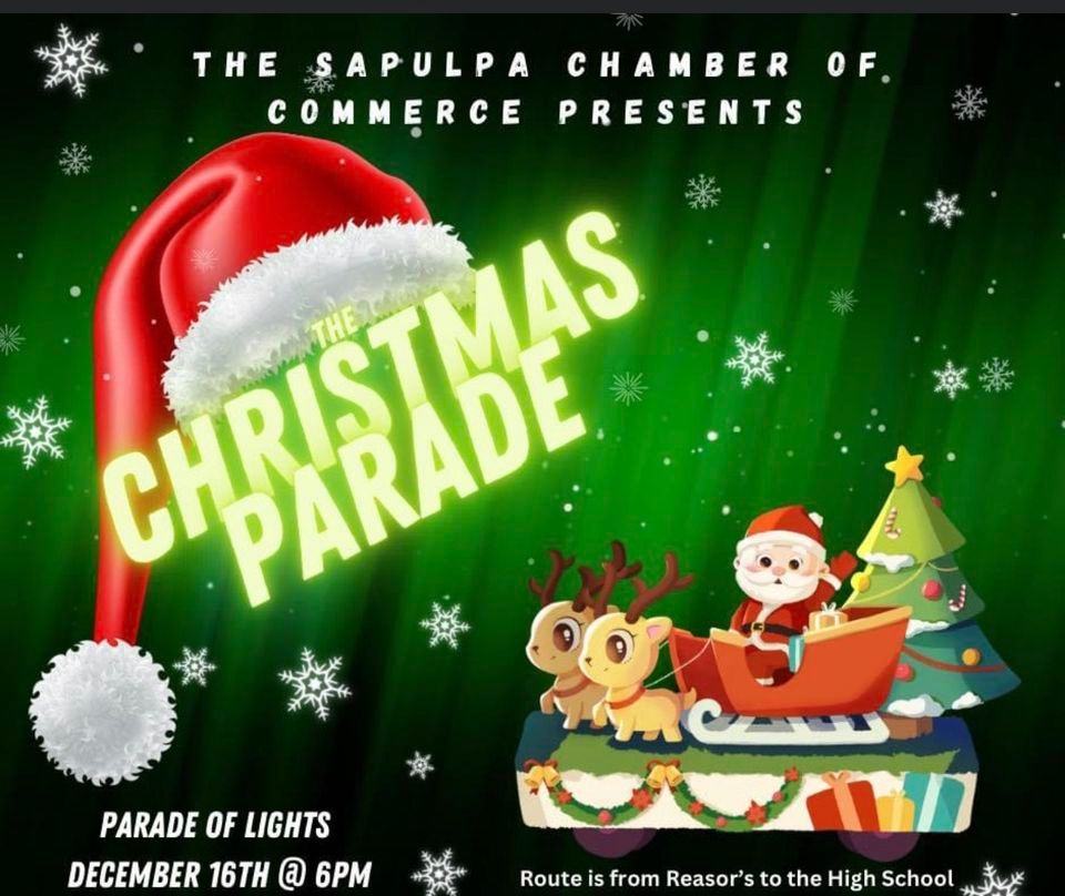 Christmas Parade of Lights 101 E Dewey Ave, Sapulpa, OK December 16