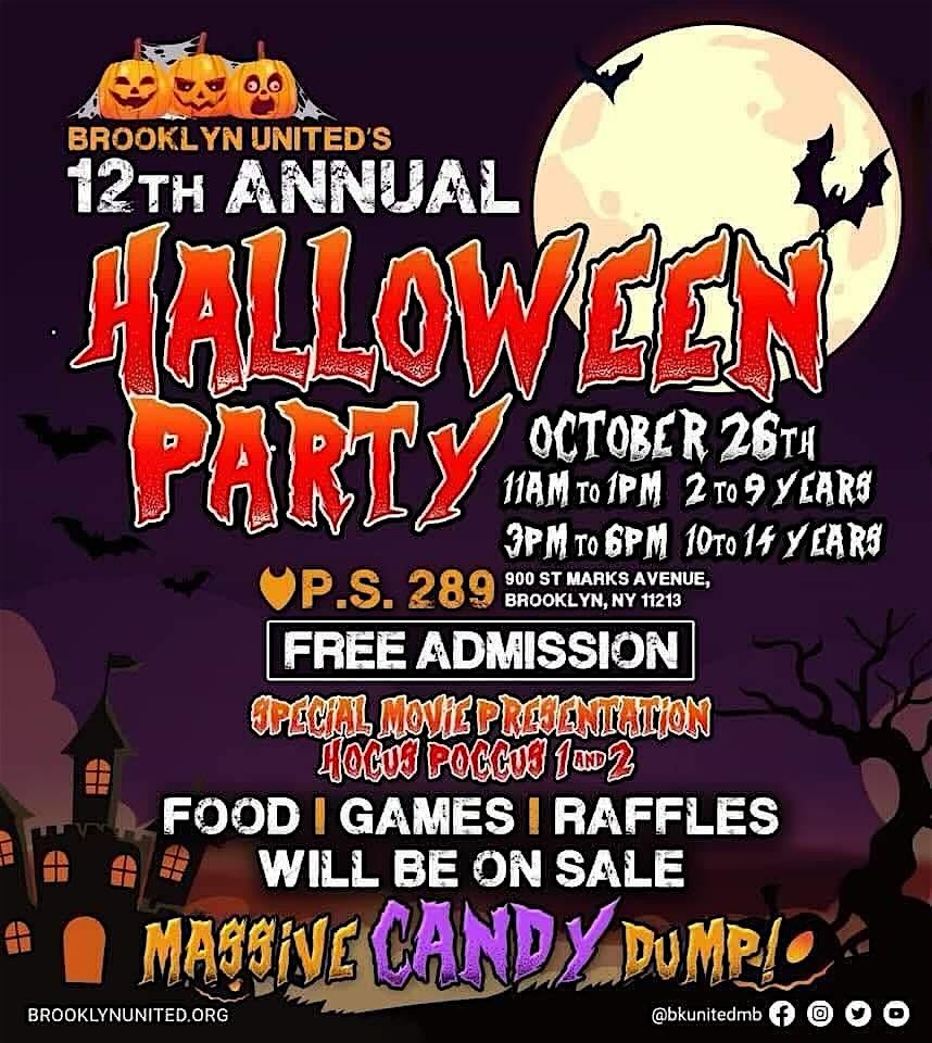 Brooklyn United 12th Annual Halloween Party