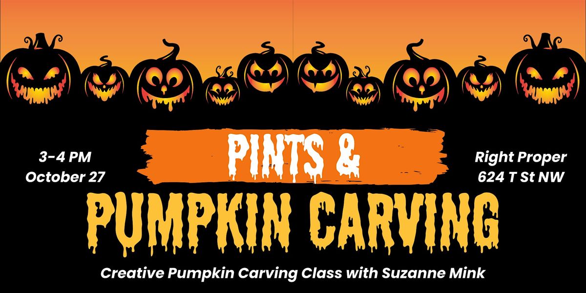 Pumpkin Carving Class at Right Proper Brewing