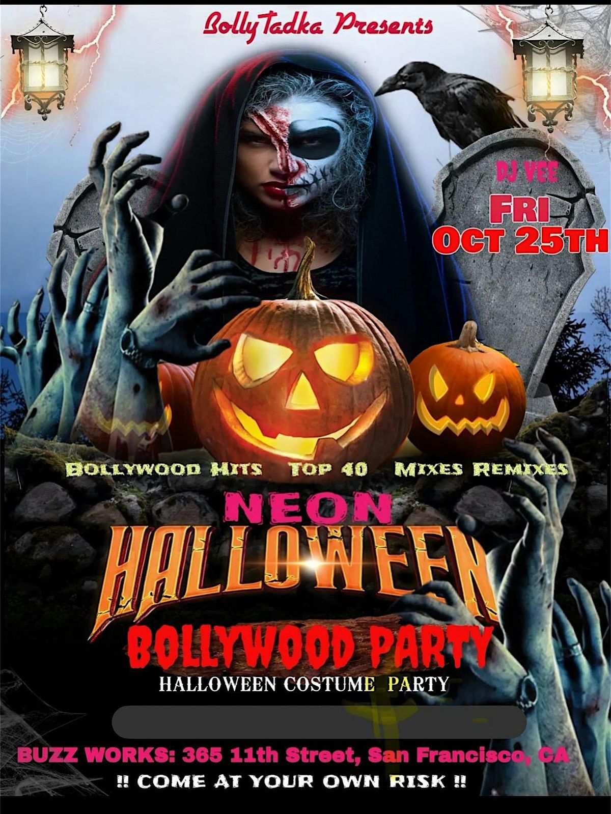 Neon Halloween Party