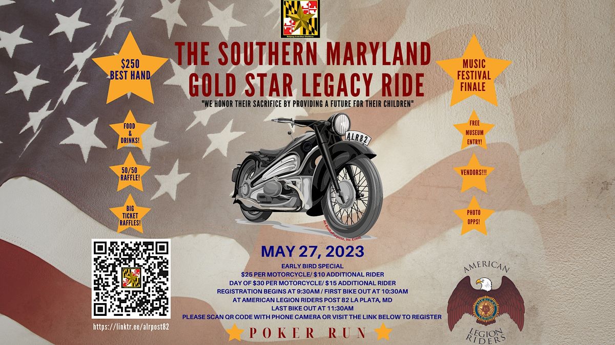 2nd Annual Southern Maryland Gold Star Legacy Ride American Legion Riders Chapter 82, La Plata