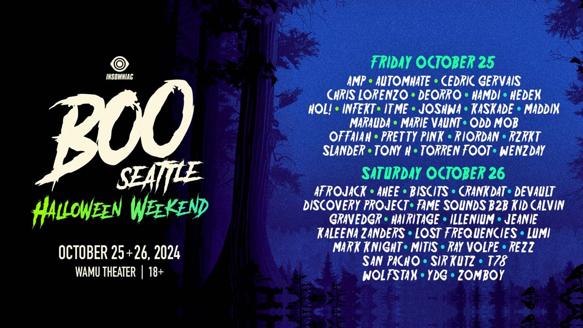 Boo Seattle (2 Day Pass) (18+)