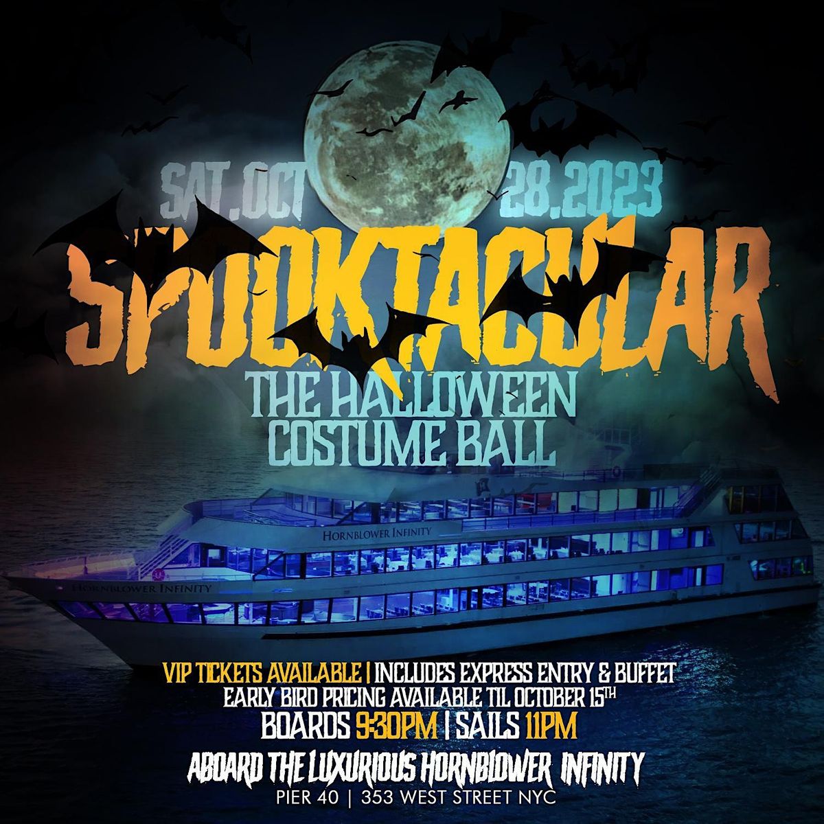 SPOOKTACULAR ANNUAL HALLOWEEN COSTUME BASH HORNBLOWER INFINITY