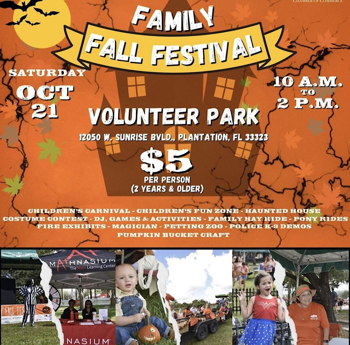 Plantation Family Fall Festival Volunteer Park, Plantation, FL