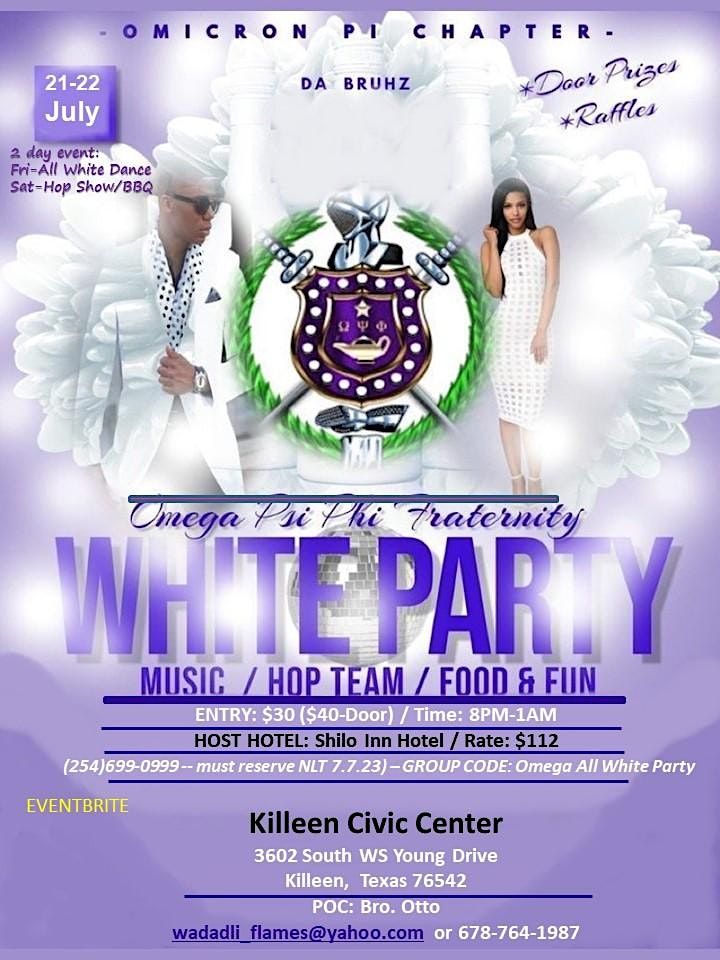 2023 Annual All White Party Killeen Civic and Conference Center
