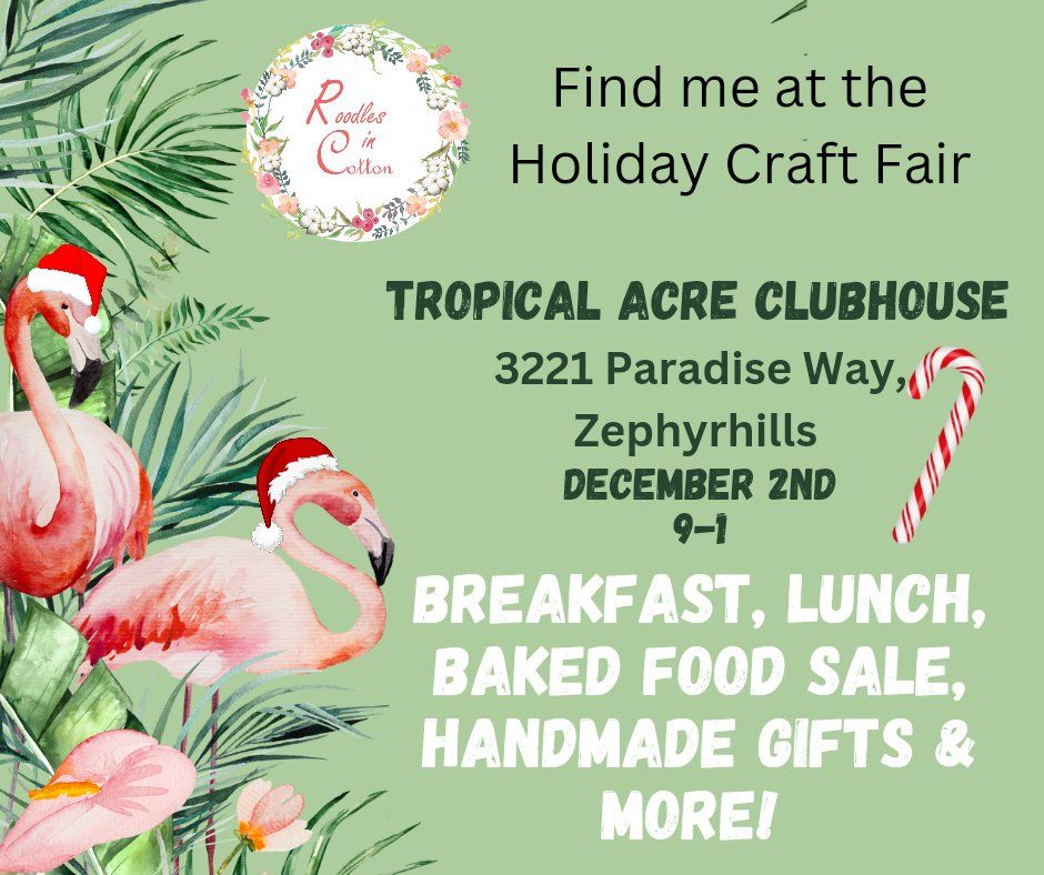Tropical Acre Holiday Craft Fair Tropical Acre Estates Club House