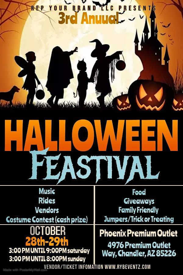 3rd Annual Halloween Festival | Premium Outlets Way, Phoenix, AZ ...