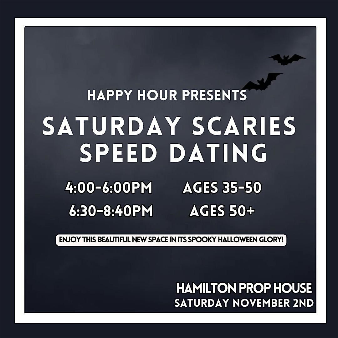 Saturday Scaries Speed Dating 35-50@Hamilton Prop House