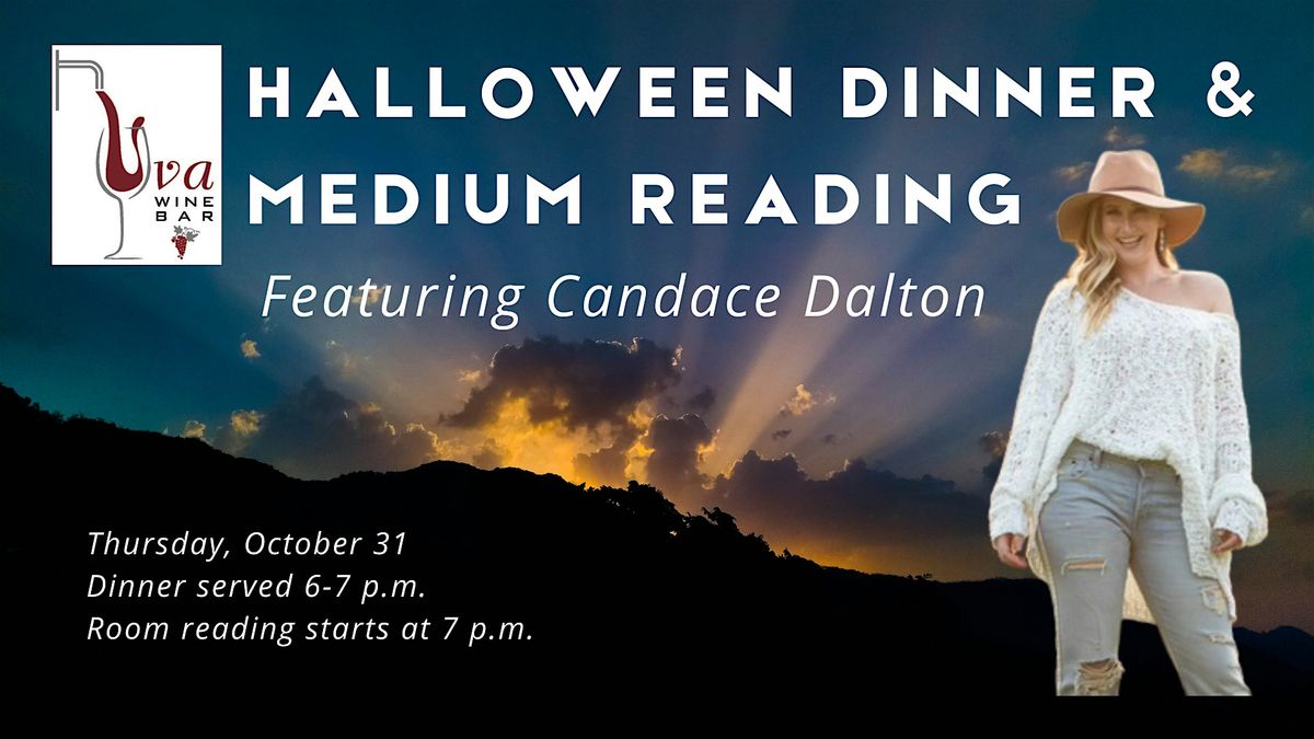 Uva\u2019s Annual Halloween Spirit Medium Dinner, with Candace Dalton