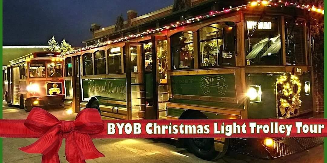 BYOB Christmas Light Trolley Tour 2023 Troy December 3, 2023