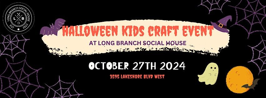 Halloween Kids Craft Event at Long Branch Social House