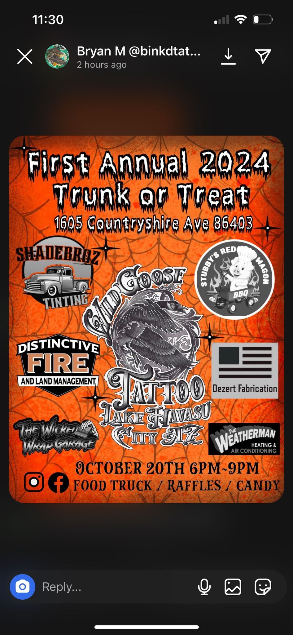 First annual 2024 trunk or treat 