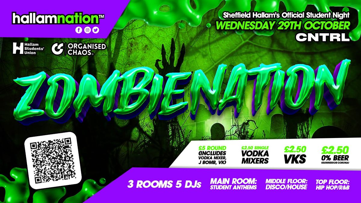 Hallamnation: ZombieNation Official Hallam Wednesday