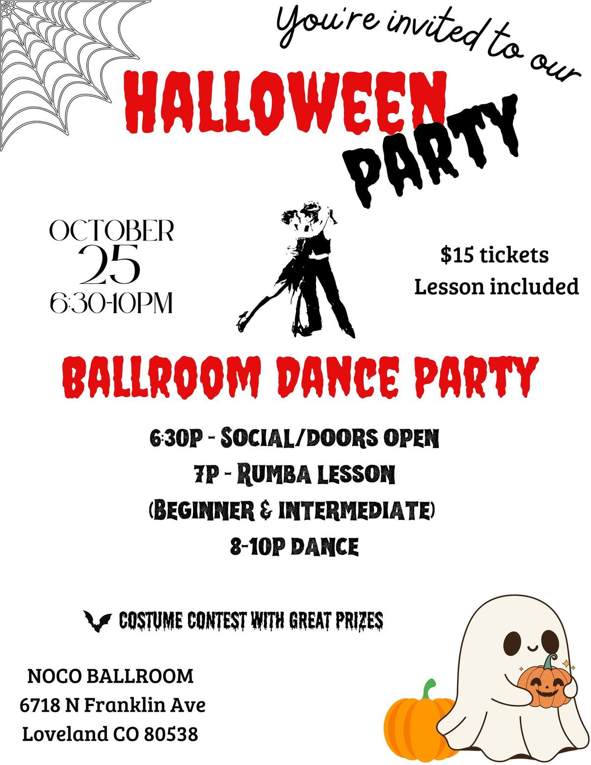 Halloween Ballroom Dance Party