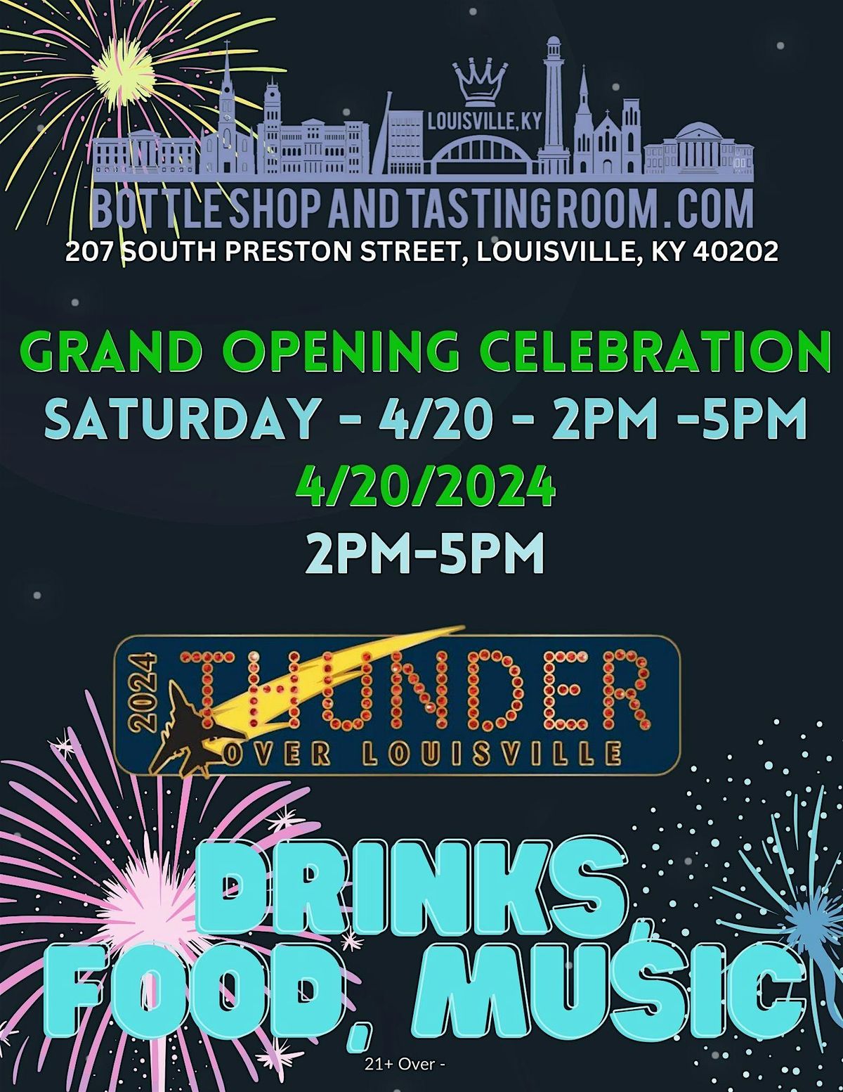Thunder Over Bottle Shop & Tasting Room: A Grand Opening Celebration