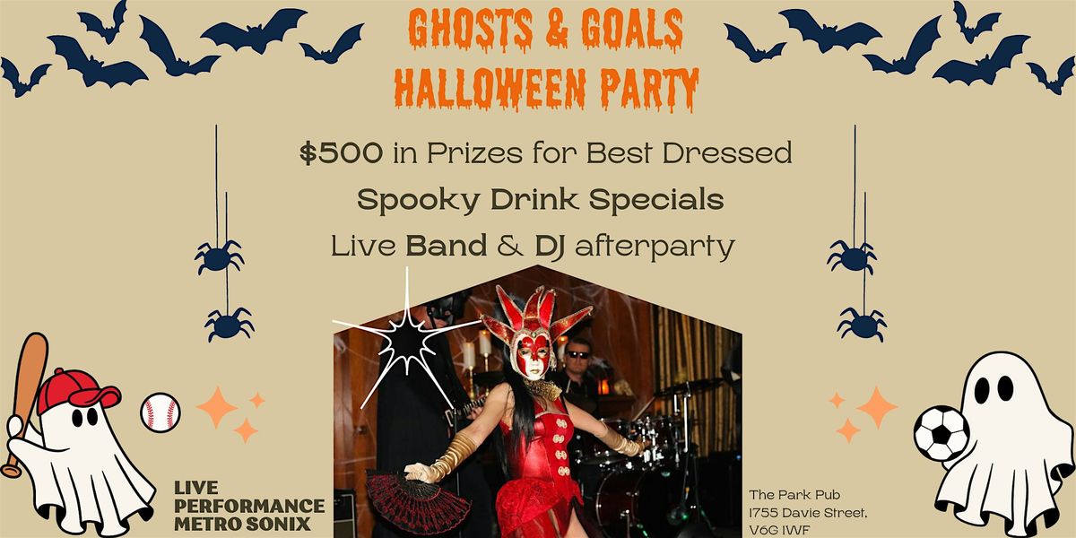 Ghosts & Goals Halloween Party at The Park Pub