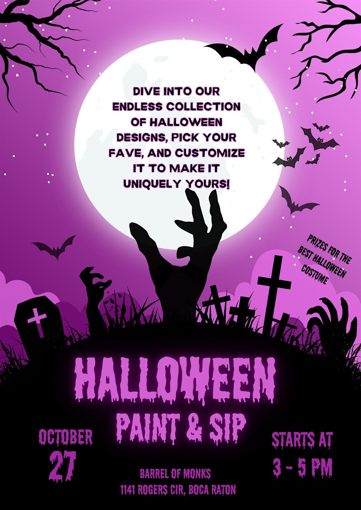 Halloween Paint & Sip