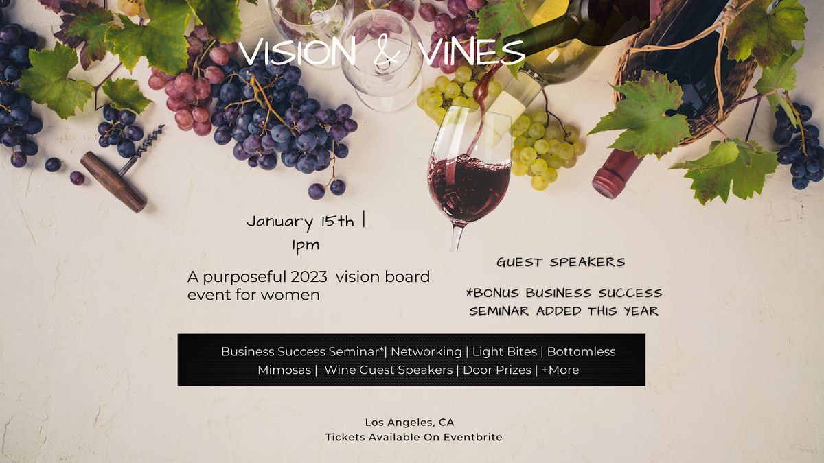 Vision & Vines 2023 Elite Vision Board For Women Los
