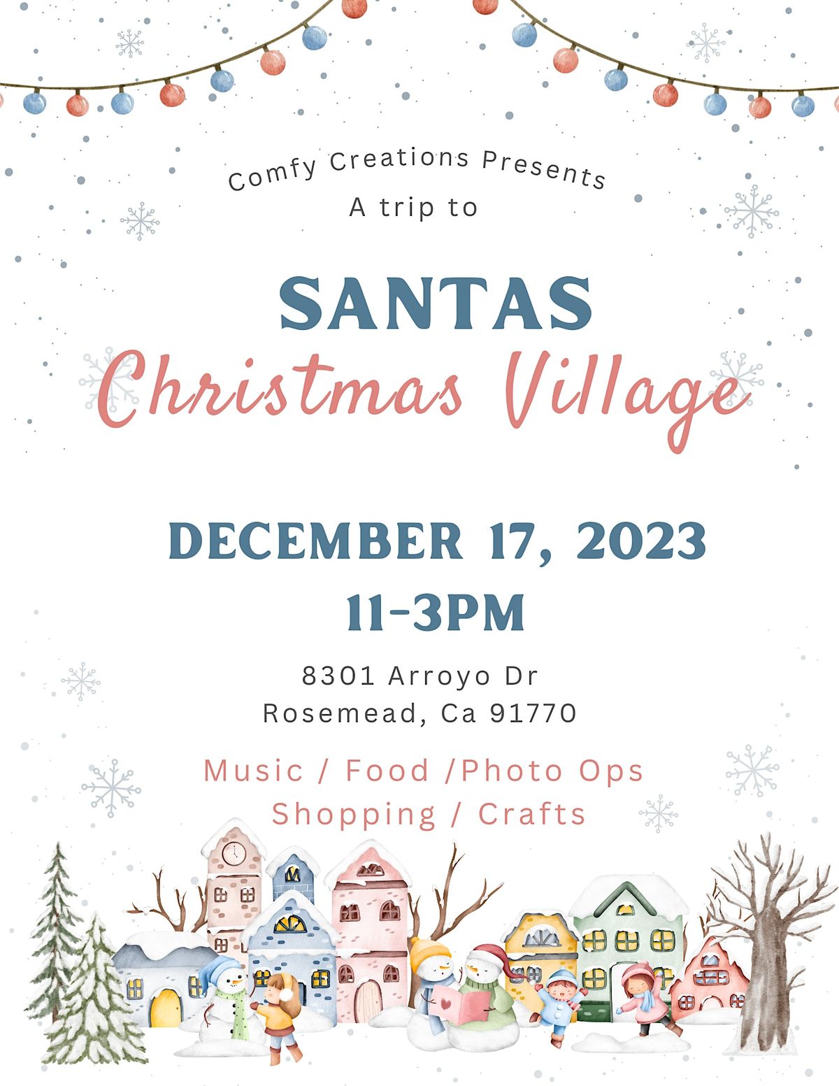 Comfy Creations Presents Santas Christmas Village St. Joseph Salesian