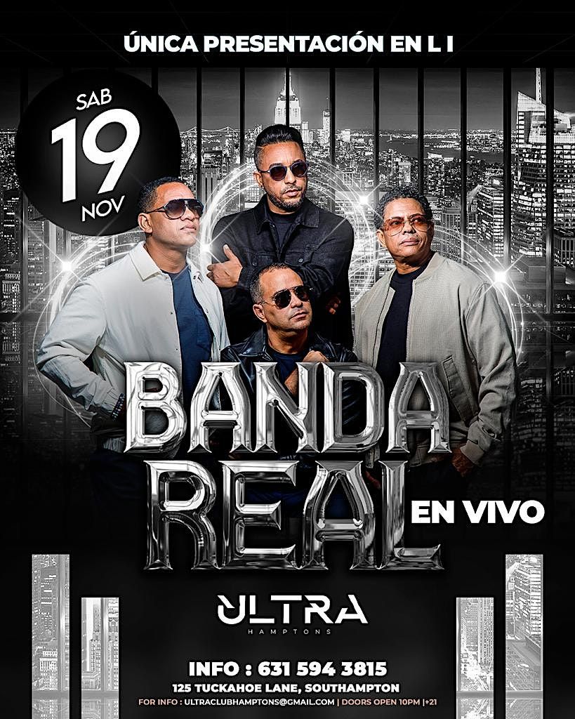lila Por ecuación BANDA REAL | Ultra Club, Southampton, NY | November 19 to November 20