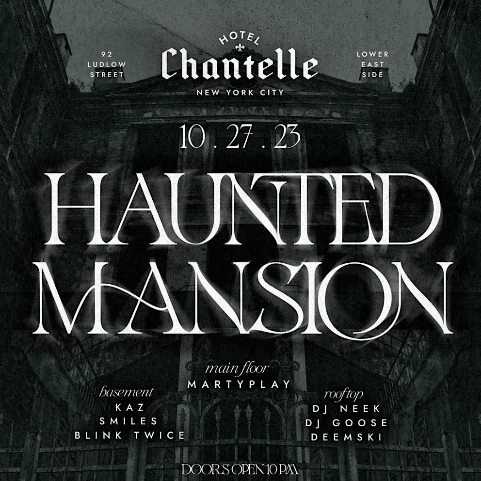 ROOFTOP HALLOWEEN BASH 2023 HOTEL CHANTELLE (Manhattan 3 floors