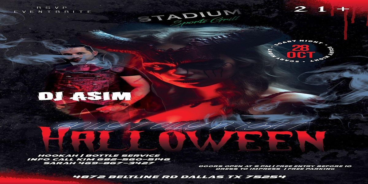 HALLOWEEN BOLLYTOLLY NIGHT AT STADIUM SPORTS GRILL ADDISON WITH DJ ASIM