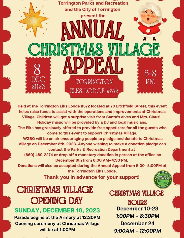 Annual Appeal, Christmas Village
