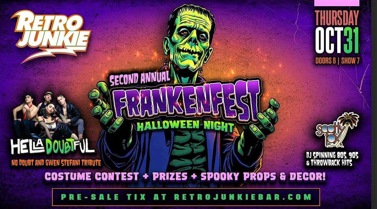 FRANKENFEST Halloween Night w\/ HELLA DOUBTFUL (No Doubt Tribute)